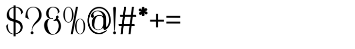 Thomare Font OTHER CHARS