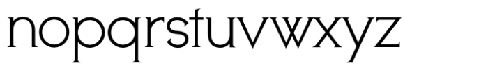 Thomasen Regular Font LOWERCASE