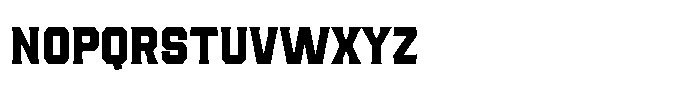 Thomkit Strike Serif Font LOWERCASE