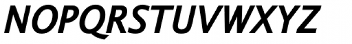 Thordis Sans EF Bold Italic Font UPPERCASE