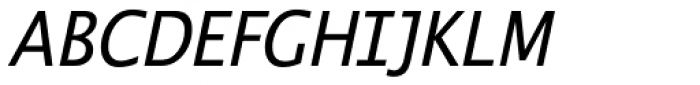 Thordis Sans EF Italic Font UPPERCASE