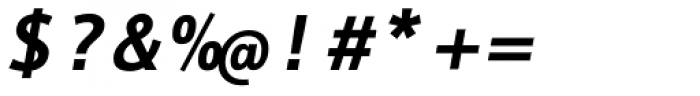 Thordis Sans Mono EF Bold Oblique Font OTHER CHARS