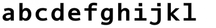 Thordis Sans Mono EF Bold Font LOWERCASE