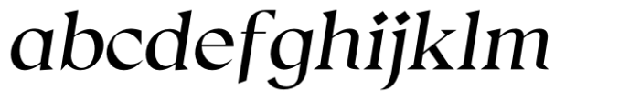 Thorfin Italic Font LOWERCASE