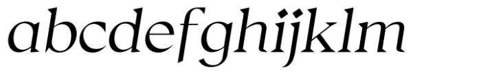 Thorfin Light Italic Font LOWERCASE