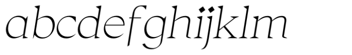Thorfin Thin Italic Font LOWERCASE