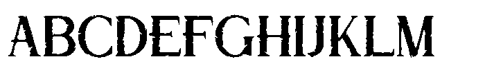 Thormcroft Hex Font UPPERCASE