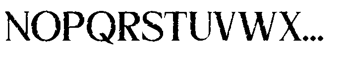 Thormcroft Hex Font UPPERCASE