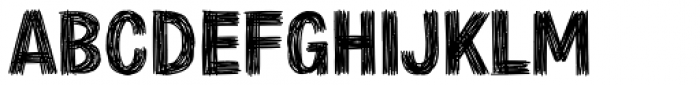 Thornback Regular Font UPPERCASE