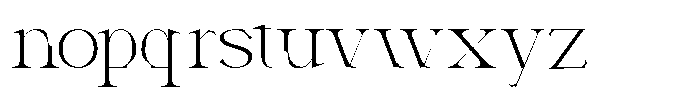 Thornfield Light Font LOWERCASE