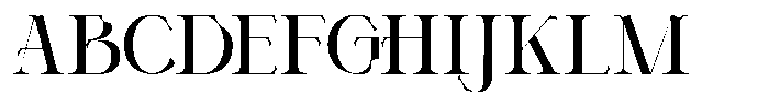 Thornfield Regular Font UPPERCASE