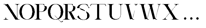 Thornfield Regular Font UPPERCASE