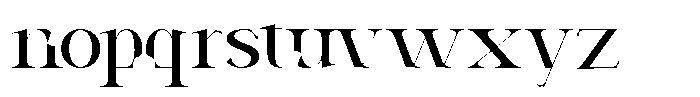 Thornfield Regular Font LOWERCASE