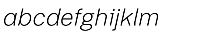Thorngumbald Light Italic FONT