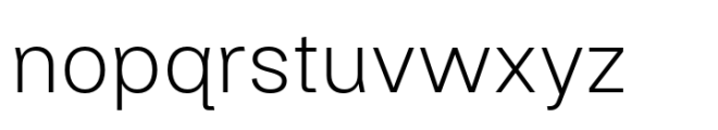 Thorngumbald Light Font LOWERCASE