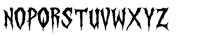 Thornvoid Font UPPERCASE