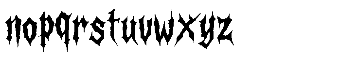 Thornvoid Font LOWERCASE