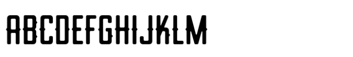 Thornwood Tall Medium Font UPPERCASE