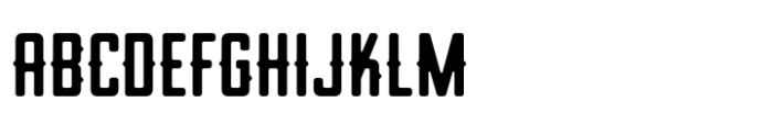 Thornwood Tall Semi Bold Font UPPERCASE