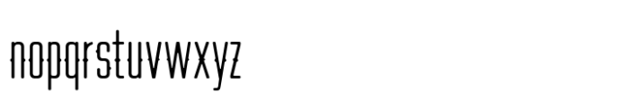 Thornwood XTall Extra Light Font LOWERCASE