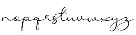 Thoughtful Pathways Font LOWERCASE