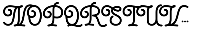 Thourenz Regular Font UPPERCASE