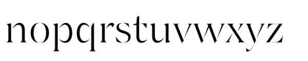 Thrasos Regular Font LOWERCASE
