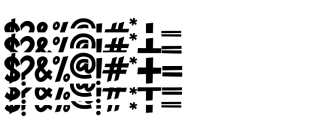 Threefonte Regular Font OTHER CHARS
