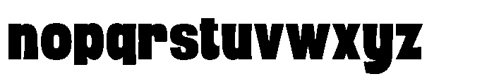 Thrilled Cheers Font LOWERCASE