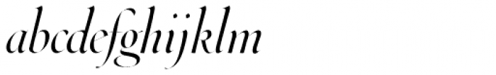 Throhand Pen Italic Font LOWERCASE