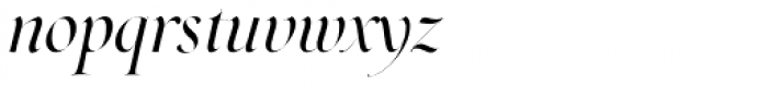 Throhand Pen Std Italic Font LOWERCASE