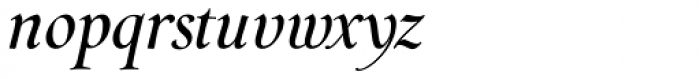 Throhand Std Ink Italic Font LOWERCASE