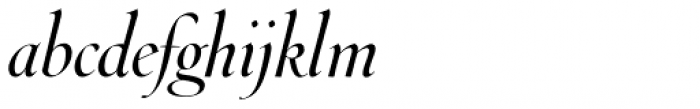Throhand Std Italic Font LOWERCASE