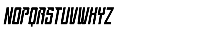 Throlacon Variation Slant Font UPPERCASE