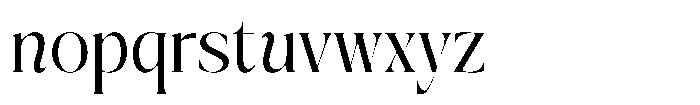 Through Culture Regular Font LOWERCASE