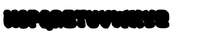 Throwie Shadow Font UPPERCASE