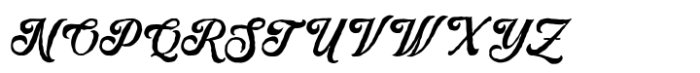 Thrustline Rough Font UPPERCASE