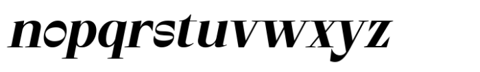 Thught Bold Italic Font LOWERCASE