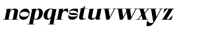 Thught Extra Bold Italic Font LOWERCASE