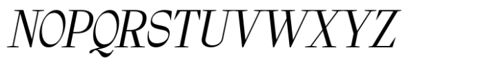 Thught Light Italic Font UPPERCASE