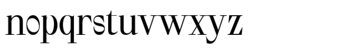 Thught Regular Font LOWERCASE