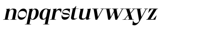 Thught Semi Bold Italic Font LOWERCASE