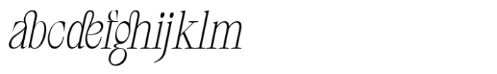 Thught Thin Italic FONT