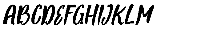 Thunder Bloom Italic Font UPPERCASE