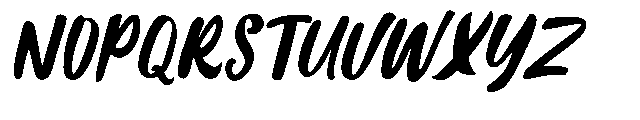 Thunder Bloom Italic Font UPPERCASE