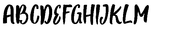Thunder Bloom Regular Font UPPERCASE