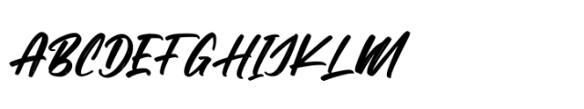 Thunder Font UPPERCASE