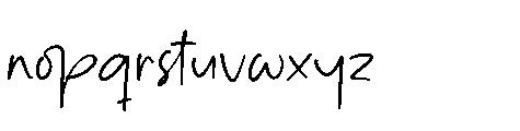 Thursday Marchi Regular Font LOWERCASE