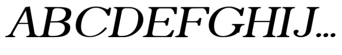 Thyne Bold Expanded Italic Font UPPERCASE