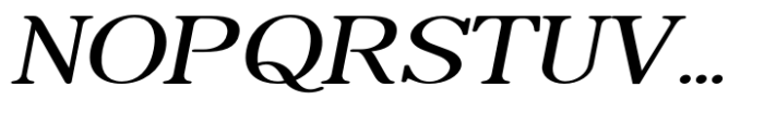 Thyne Bold Expanded Italic Font UPPERCASE